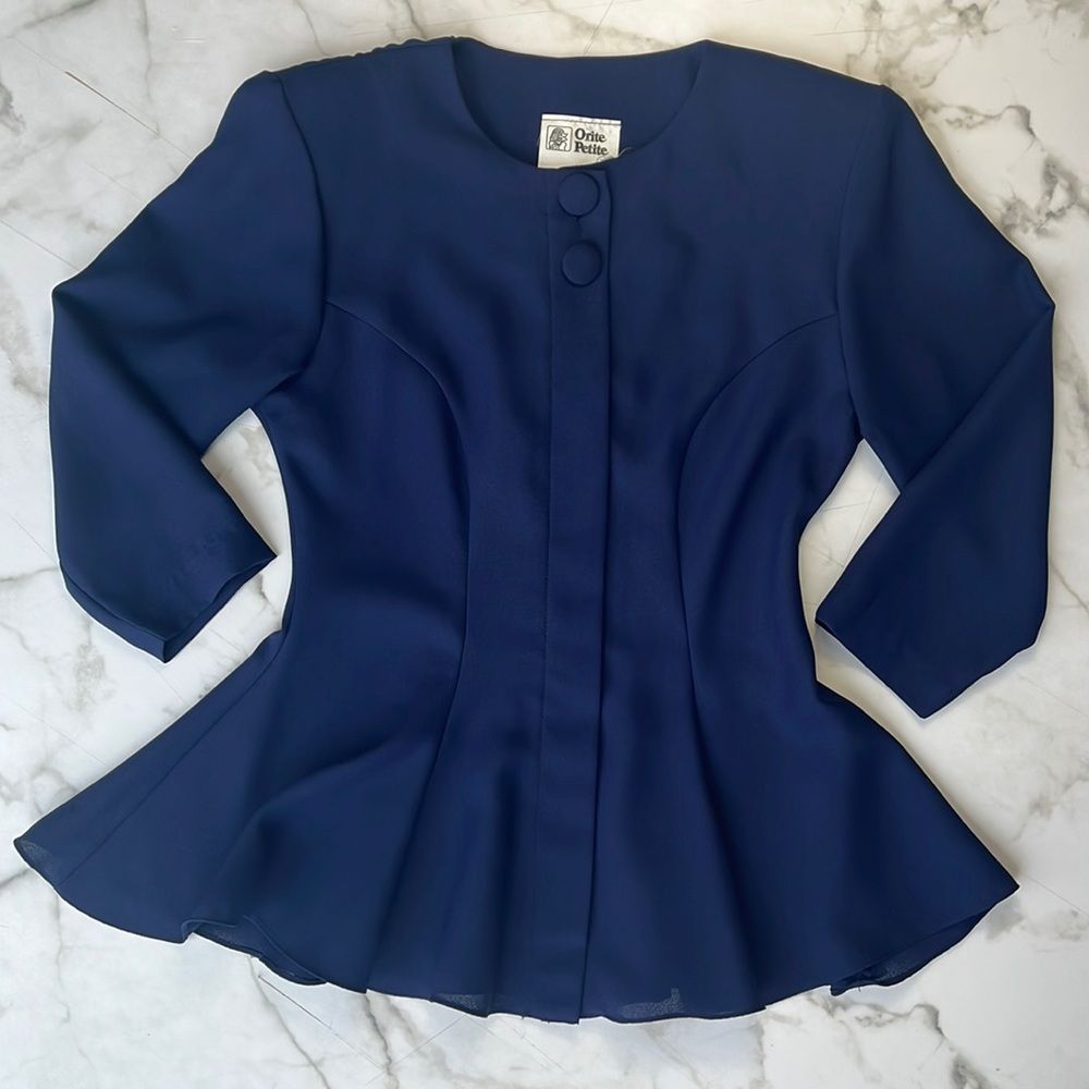 Vintage Peplum Blouse